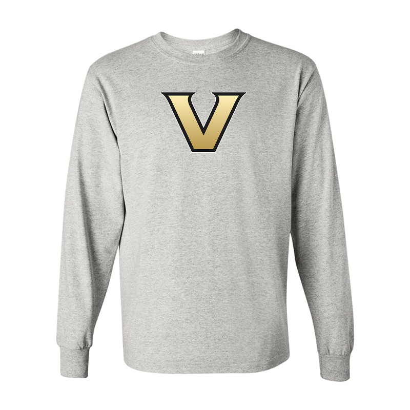 Men's Vanderbilt Commodores Gildan Heavy Cotton Long Sleeve T-Shirt
